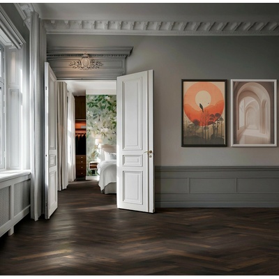 Kährs Herringbone Dub cd dymový tmavý 111PCDEKFCKE600 2.30 m²