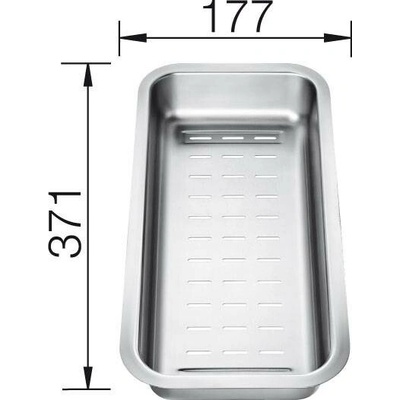 Blanco Miska nerez pro DALAGO- 371x177