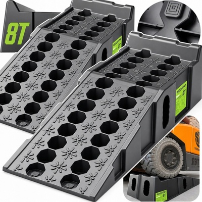 Nájezdy pro auto, rampa nájezdová, podjezd 4.0t 2 ks TM020 HDPE! toolme