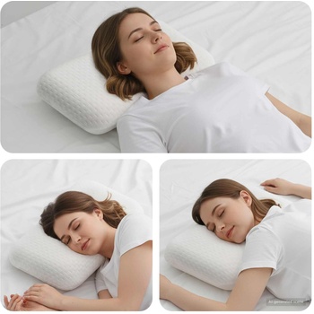 vidaXL Възглавница за спане Едноцветен 60 x 40 x 13 см (42020225)