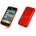Samsung I9000, 9001 Galaxy S, Plus Силиконов Калъф Червен