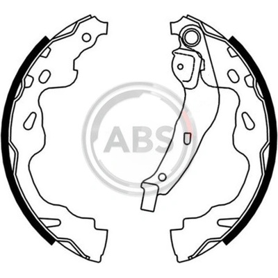 A.B.S. Sada brzdových čeľustí 9165