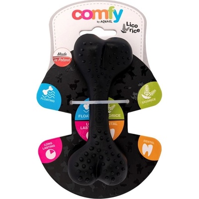 Comfy zubní kost licorice 12,5 cm černá