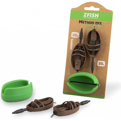Zfish Sada kŕmidiel Method Feeder Set ZFX 20,30g+Formička
