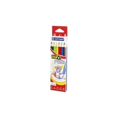 Centropen pastelky 9522 6 trojhranné Jumbo sada 6ks