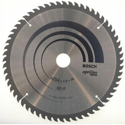 Bosch OW, 254 mm, 60 zubov ATB, b1 2,8 mm