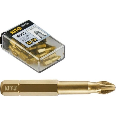 sada bitů Kito PH 1 x 50 mm, S2/TiN, 4821111 10 ks