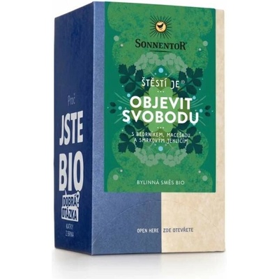 Sonnentor štěstí je objevit svobodu bio 27 g balení 6 ks