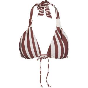 Seafolly Дамско бикини горнище Seafolly Women's Coastline Multi Fit Longline Tri Bikini top - Cocoa - размер 40 (EU) (150-5723-0315)