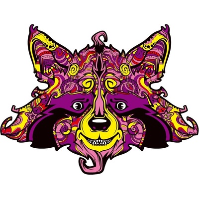 IZMAEL Drevené Raccoon/S 96 dielov