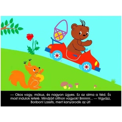 Diafilmgyártó Kft Борибон се разхожда с колата - диафилм на унгарски език (d34104367)