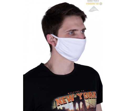 Babell rouška elastická BE bílá