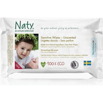 Naty Nature Babycare Eco Sensitive Travel 20 ks