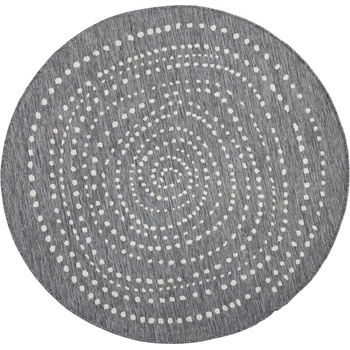Hanse Home Сив килим за открито , ⌀ 200 cm Bali - NORTHRUGS (103112-200)