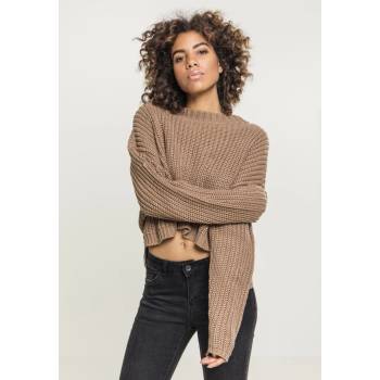 Urban Classics Дамска блуза в бежово от Urban Classics Ladies Wide Oversize Sweater UB-TB2359-00782 - Бежов, размер S