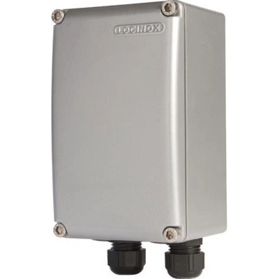 LOCINOX PB 1 S - hliníková krabica s DIN lištou, IP66, 96 x 155 x 86 mm, strieborná PB-1_S