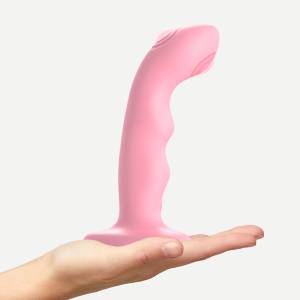 Strap On Me Tapping Dildo Wave Coral Pink