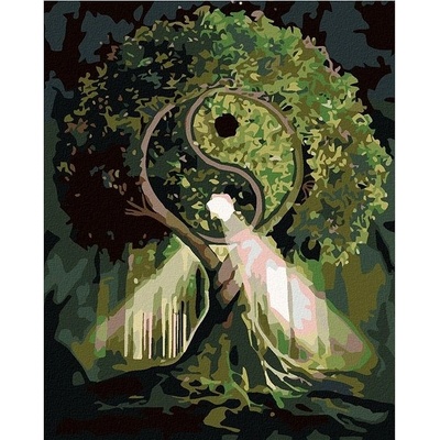 zuty Malování podle čísel Strom harmonie 80 x 100 cm bez rámu a bez vypnutí plátna