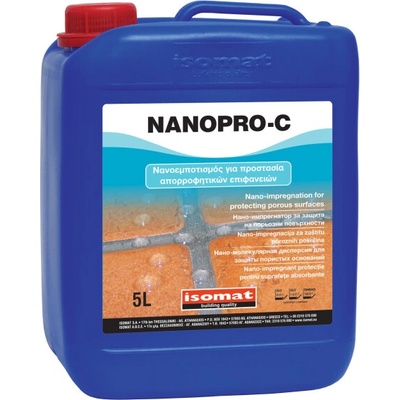 ISOMAT NANOPRO-C - Nano-impregnácia na ochranu savých povrchov pred vlhkosťou Farba: Biela (Transparentná po zaschnutí), Objem: 20 l