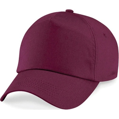 Beechfield Original 5 Panel Bordová