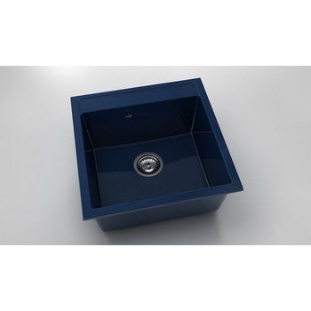 Image 1 of FAT Мивка Vanguard 225, Polymer marble, 10 Син гранит, с включен сифон