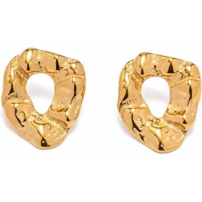 Olivie 10238 Náušnice ORGANIC CIRCLE GOLD