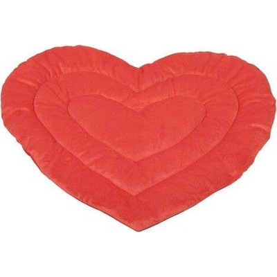 COOCKOO Be Mine Mäkké plyšové ležadlo pre mačky 50x45x2cm v tvare srdca