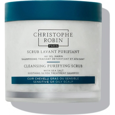Christophe Robin Cleansing Purifying Scrub With Sea Salt šampónový peeling 250 ml