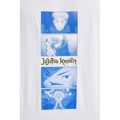 HUGO Blue Памучна тениска Hugo Blue HUGO x Jujutsu Kaisen (50554841)
