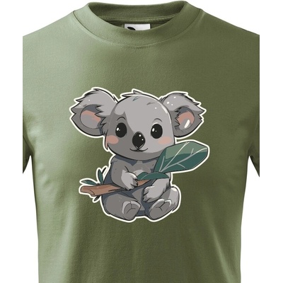 Dětské tričko Koala s listem Military 69 Canvas Bezvatriko.cz 2133
