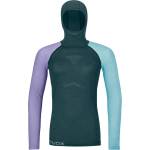 Ortovox Дамско мериносово термобельо Ortovox Women's 120 Comp Light Hoody Merino base layer - Dark Arctic Grey - размер XL (115-1701-0415)