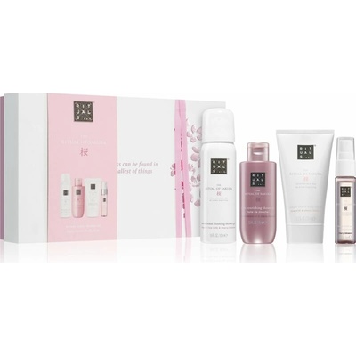 Rituals The Ritual Of Sakura sprchový gél 50 ml + sprchový olej 75 ml + telový krém 70 ml + telový sprej 20 ml