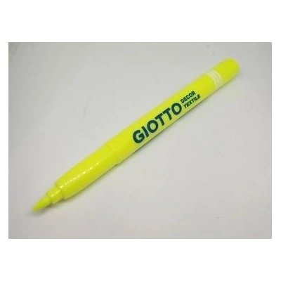 Giotto Decor popisovač na textil žltý neon