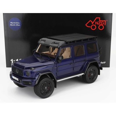 NZG MERCEDES BENZ G-CLASS G63 4x4 AMG 2023 MYSTIC BLUE 1:18