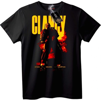 NOONEBRAND Тениска Кланси Действие - 7XL, Black