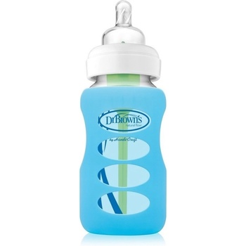 Dr. Brown's Протектор за стъклено шише Dr. Brown's Wide-Neck - Тъмносин, 270 ml (72239308752)