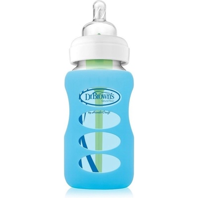 Dr. Brown's Протектор за стъклено шише Dr. Brown's Wide-Neck - Тъмносин, 270 ml (72239308752)