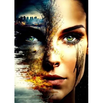 Norimpex - Puzzle Diamant painting: The face of the apocalypse 30x40cm - 1 - 39 piese