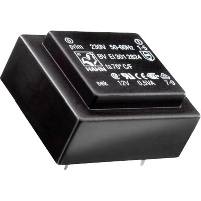 Hahn BV EI 301 3582 transformátor do DPS 1 x 230 V 1 x 6 V/AC 0.7 VA