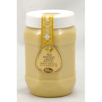 Pleva Med Lipový Pastovaný 950 g