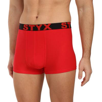 Styx Мъжки боксерки Styx спортна еластична лента червени Styx | Cherven | МЪЖЕ | XL
