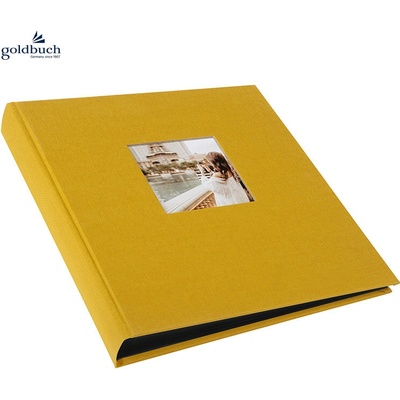 Fotoalbum klasik 60stran 30x31cm 27920 Goldbuch BELLA VISTA hořčicová 27920
