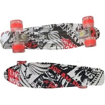 Image 1 of BYOX Пениборд Skull 22" със Led гуми