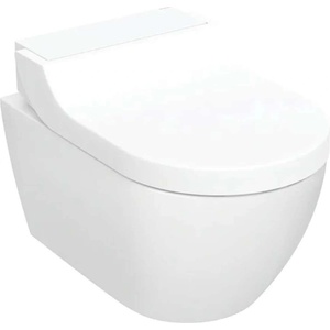 Geberit AquaClean - Тоалетна чиния с бидетна функция Tuma Comfort, за окачване, TurboFlush, SoftClosing, KeraTect, бяла 146.290. 11.1 (146.290.11.1)