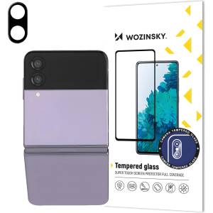 Wozinsky Закалено стъкло за камера 9H за Samsung Galaxy Z Flip4 - Черен KP24338