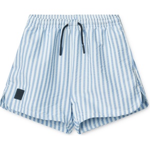 LIEWOOD Детски бордшорт LIEWOOD Kid's Aiden Seersucker Board Shorts Boardshorts - Y/D Stripe Riverside / Creme de la Creme - размер 122 (EU) (750-2480-0114)