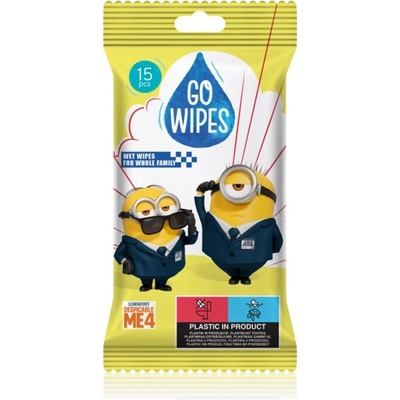 GoWipes Wet Wipes For Whole Family vlhčené čistiace obrúsky na ruky 15 ks