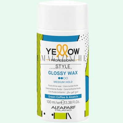 Yellow Professional Alfaparf Milano Alfaparf Yellow Вакса за блясък със средна фиксация 100 мл. Style Glossy Wax (0315044)