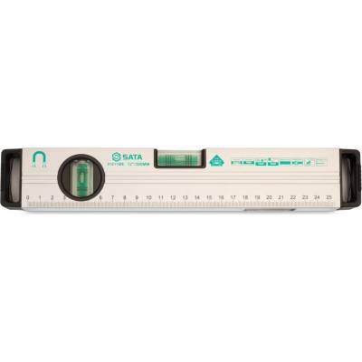 SATA ST91611ME Hliníková magnetická vodováha, 30 cm,