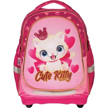 S-Cool Ученическа раница s-cool анатомична, cute kitty, 24 л